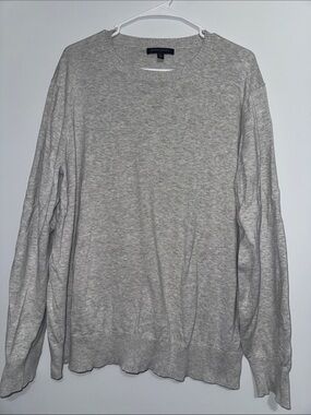 Banana Republic Men's Heather Gray Crewneck Sweater